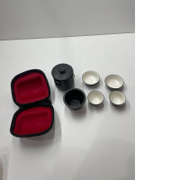 Set of souvenir tea cups with case