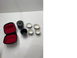 Set of souvenir tea cups with case