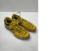 Yellow football shoes
