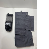 Set of dark grey towels