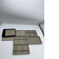 Set of grey Jewellery stands