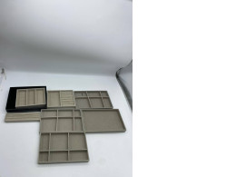 Set of grey Jewellery stands