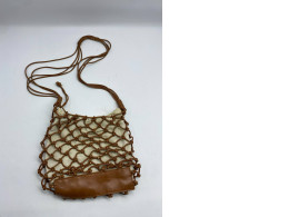 Women's brown beige handbag