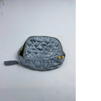 Small blue cosmetic bag