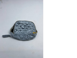 Small blue cosmetic bag