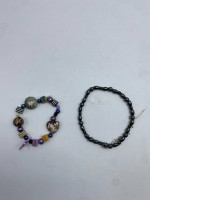 Set of 2 hand,made braclettes