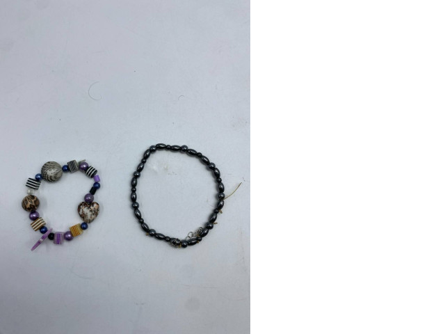 Set of 2 hand,made braclettes Set of 2 hand,made braclettes