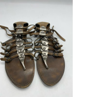 Dark brown women's sandals