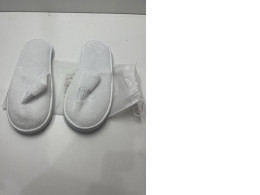 White hotel slippers White hotel slippers