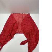 Women's long red skirt