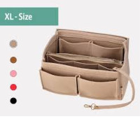 Felt organizer bag XL-beige