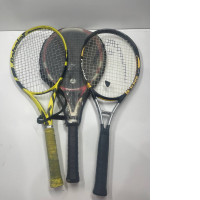 Set of 3 USED tennis rockets