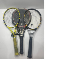 Set of 3 USED tennis rockets