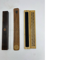 Set of wooden boxes for aromasticks
