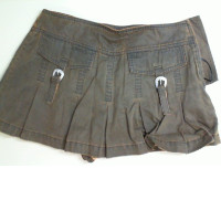 Denim brown skirt shorts Denim brown skirt shorts
