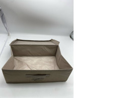 Brown fabric storage box