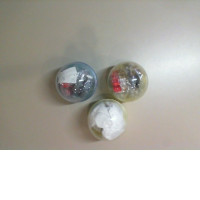 Set of 3 small constructors with plastic balls