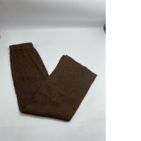 Dark brown women's classic pants