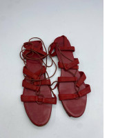 Red women's sandals