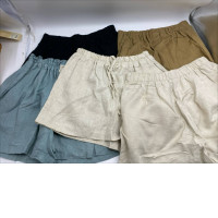 BIG SET of women's fabric short shorts