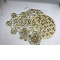 Set of wooden souvenirs