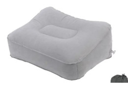 GRAY INFLATABLE SQUARE CUSHION