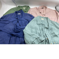 Set of 4 colourful fabric shirts Set of 4 colourful fabric shirts