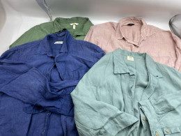 Set of 4 colourful fabric shirts