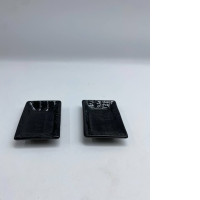 Set of 2 black gravy boat