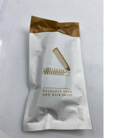 Foldable comb and hair brush
