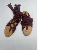 Dark red women's sandals Dark red women's sandals