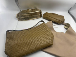 Set of 4 SECONDHAND brown handbag