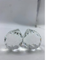 Set of 2 30mm Clear Crystal Ball Prism Set of 2 30mm Clear Crystal Ball Prism