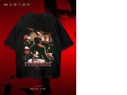 JEFF SATUR RED GIANT CONCERT Round Neck T-Shirt 