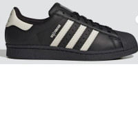 Adidas Superstar 80s x Deux men's Shoes Black White Leather IF6291