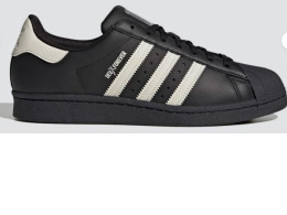 Adidas Superstar 80s x Deux men's Shoes Black White Leather IF6291