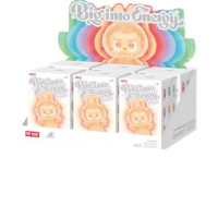 SET OF Pop Mart Labubu The Monsters Big into Energy Series Vinyl Plush Pendant Sealed Case