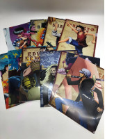 Set of 10 anime A4 plastic folders