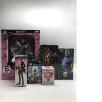 Set of 6 Japanese figures, various sizes