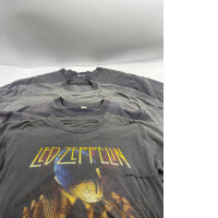 Set of grey SECONDHAND t-shirt with music group print