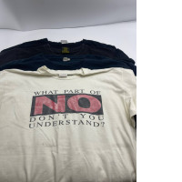 Set of 4 SECONDHAND t-shirts size L