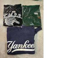 Set of 3 SECONDHAND hoodie with baseball team print