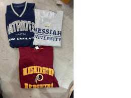 Set of 3 SECONDHAND sweatshirts with regby teams print