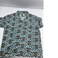 Black and white short sleeve shirt 