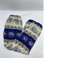 Elephant print long pants 