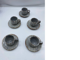 Set of 5 Japanese coffee cup and saucer set 