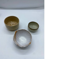 Set of 3 Japanese glass cup