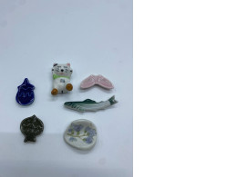 Set of 6 Chopstick rest glass 