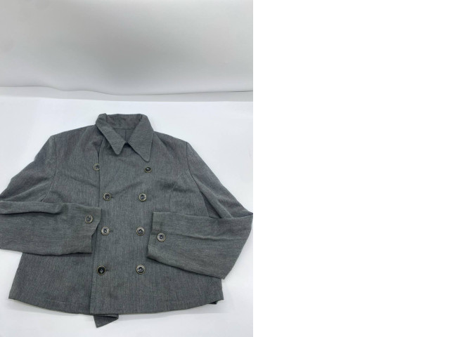 Women's LOFT Jacket 4 Rows Double Breasted Gray Women's LOFT Jacket 4 Rows Double Breasted Gray