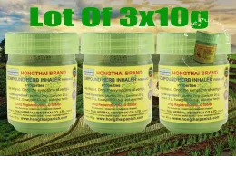 SET of 3 Thai remedy with aroma oils for runny nose